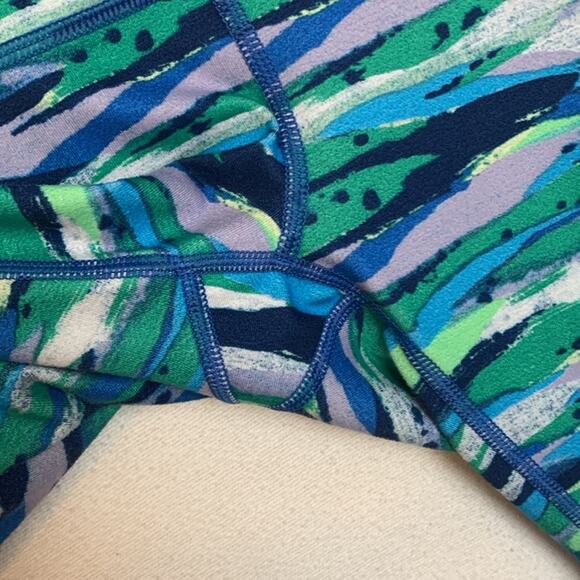 Lululemon size 6 wunder under hi rise seven wonders multi full length leggings - Picture 5 of 7
